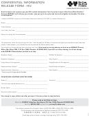Confidential Information Release Form - Hiv - Blue Cross Blue Shield Of Arizona