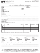 Home Health Request For Certification Form - Blue Cross Blue Shield Of Alabama
