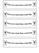 Behavior Template - Pick Out A Treat From A Treat Bag
