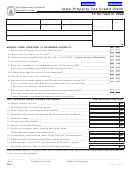 Fillable Form 54-001 - Iowa Property Tax Credit Claim - 2008 Printable pdf