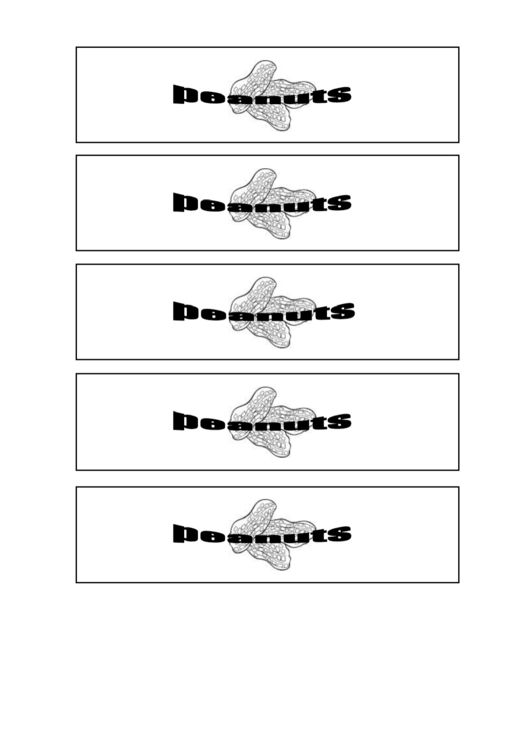 Behavior Template - Peanuts Printable pdf