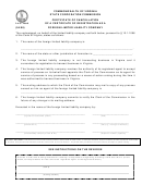 Form Llc-1056 - Certificate Of Cancellation Of A Certificate Of Registration As A Foreign Limited Liability Company