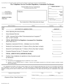 Form Psc/cmp 026 - Pay Telephone Service Provider Regulatory Assessment Fee Return