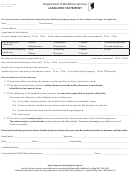 Form Dws-hcd 1062h - Landlord Statement Form - Department Of Workforce Services - Utah