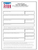 Sales Tax Application Form (specific To Owners Of Short Term Rental Properties) - Town Of Avon