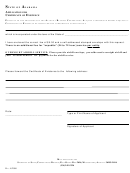 Application For Certificate Of Existence Form