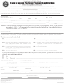 Handicapped Parking Placard Application Form - Department Of Public Safety - Oklahoma