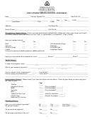 Preplacement Medical/physical Assessment Form - Howard County General Hospital - Printable pdf