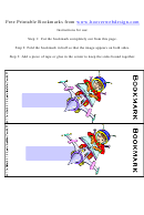 Space Kids Bookmark Template