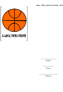Invitation Template - Basketball Party