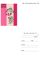 Party Invitation Template