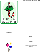 Christmas Eve Party Invitation Template