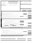 Net Profit Tax Return Form - City Of Stow, Ohio - 2005 Printable pdf