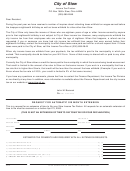 Request Form For Automatic Six Month Extension - 2006
