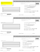 Fillable Employer Quarterly Return Of Withholding Tax Form - 2008 Printable pdf