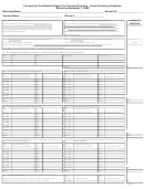 Connecticut Confidential Report For Personal Property Form - Yearly Summary Schedules - 2006 Printable pdf