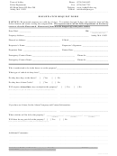 Housewatch Request Form - Town Of Ashby Police Department