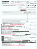 Norwalk City Income Tax Return Form 2007