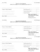 Form Git-q1 - Notice Of Payment Due On Estimated Income Tax - Village Of Golf Manor
