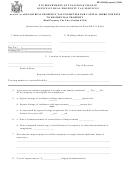 Form Rp-421-h -application For Real Property Tax Exemption For Capital Improvements To Residential Property - 2004