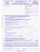 Lordstown Income Tax Return Form - 2007