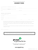 Girl Scouts Of Gulfcoast Florida Consent Form
