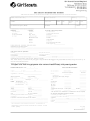 Form 07-1273 - Girl Health Examination Record Form