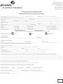 Troop/group Event Registration Form