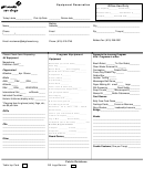 Form Equ-0004w - Equipment Reservation Form
