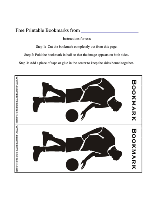 Basketball Bookmark Template Printable pdf