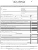 Form L-1120 - City Of Lapeer Corporation Income Tax Return