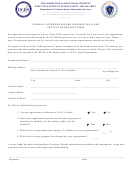 Criminal Offender Record Information (cori) Fee Waiver Request Form