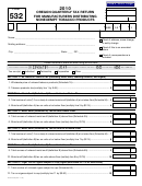 Form 532-Oregon Quarterly Tax Return-For Manufacturers Distributing-2010 Printable pdf