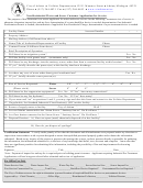 Application Form For Non-residential Water And Sewer Customer Service