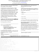 Driver Certificate Application Form