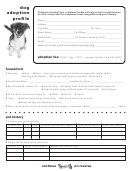 Dog Adoption Profile Form