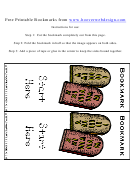 Instructions For Free Printable Bookmarks Template