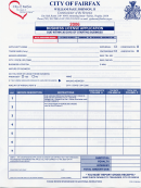 City Of Fairfax Business License Application Form 2006