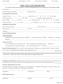 Form G201 - Facility Use Program/event Request Form - Evangelical Church Printable pdf