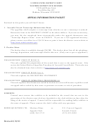Appeal Information Packet