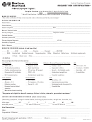 Form Pro-117-d - Bcbs Request For Certification Form