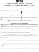 Endowment Grant Application Form - North Carolina Bar Association Foundation