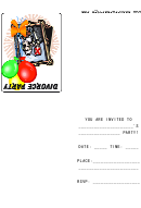 Divorge Party Invitation Template