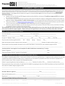 Concurrent Enrollment Form For International Students
