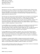 Behavioral Health Emergency Response Plan (erp) Template - Spanish Version