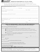 Request For Medical Evaluation Form
