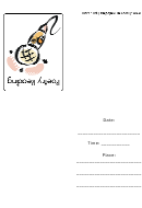 Poetry Reading Invitation Template