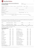 Adult Speech Pathology Case History Form Printable pdf