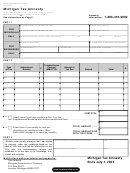 Form 3855 - Michigan Tax Amnesty - 2001