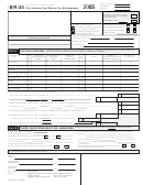 Form Br-25 - City Income Tax Return For Businesses - 2005